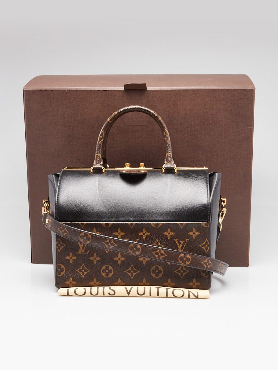 Louis Vuitton Black Leather Speedy Doctor 25 Bag | Yoogi's Closet