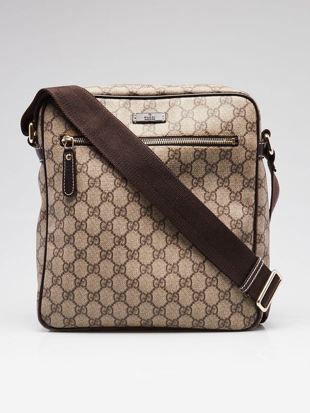 Gucci Beige/Ebony GG Coated Canvas Medium Messenger Bag