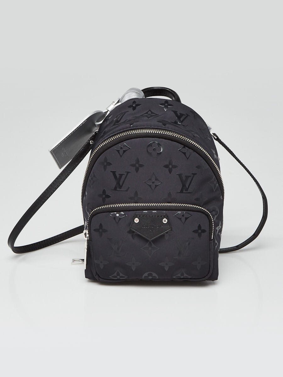 Louis Vuitton Polar Night Monogram Nylon Palm Springs Mini Backpack Bag |  Yoogi's Closet
