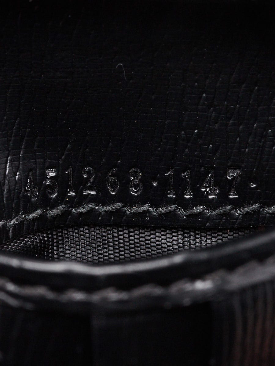Gucci Black Leather Kingsnake Bi-fold Wallet | Yoogi's Closet