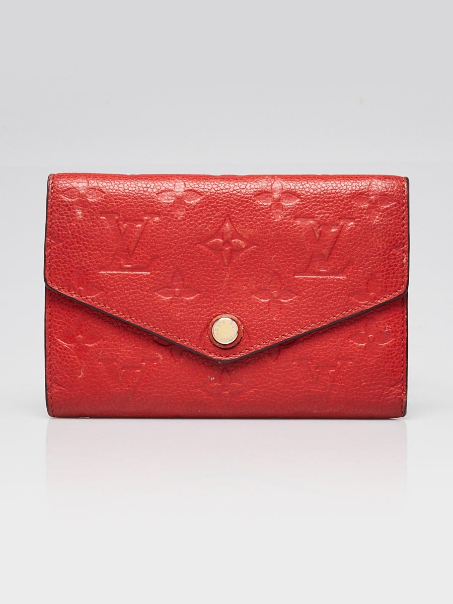 Louis Vuitton Cerise Monogram Empreinte Leather Key Pouch