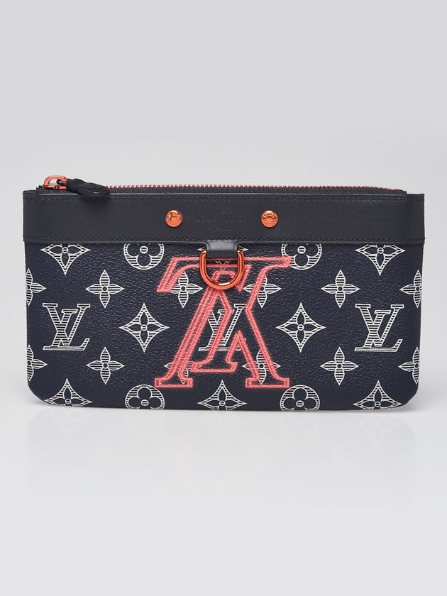 Louis Vuitton Limited Edition Navy Ink Monogram Canvas Upside Down Apollo PM Pochette