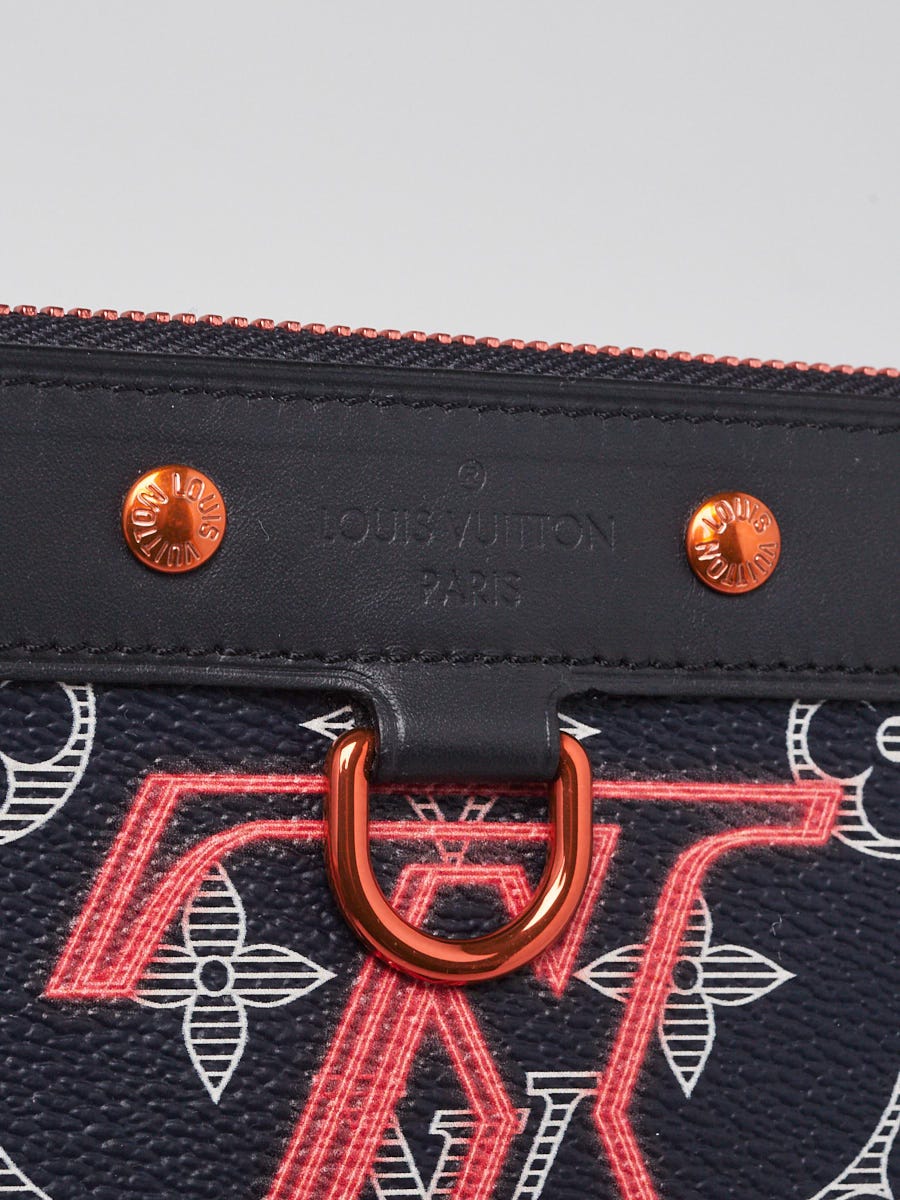 Louis Vuitton Limited Edition Navy Ink Monogram Canvas Upside Down