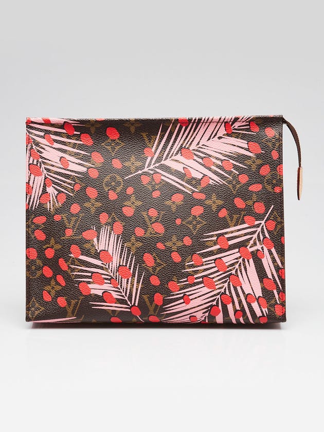 Louis Vuitton Monogram Canvas Jungle Dots Poche Toilette 26 Cosmetic Pouch
