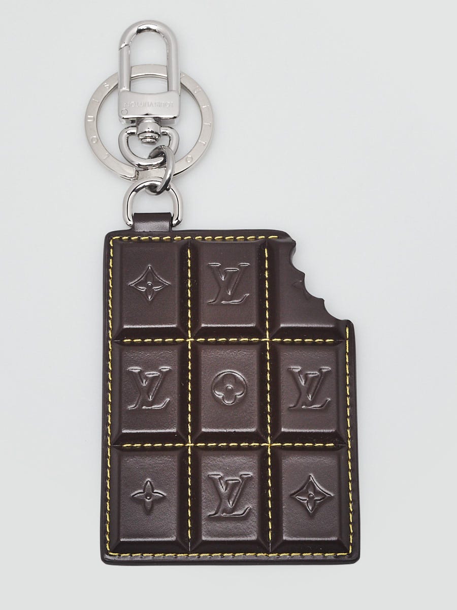 Louis Vuitton ブラウンレザーキーホルダー LOUIS VUITTON ブラウンレザーキーホルダー - メルカリ