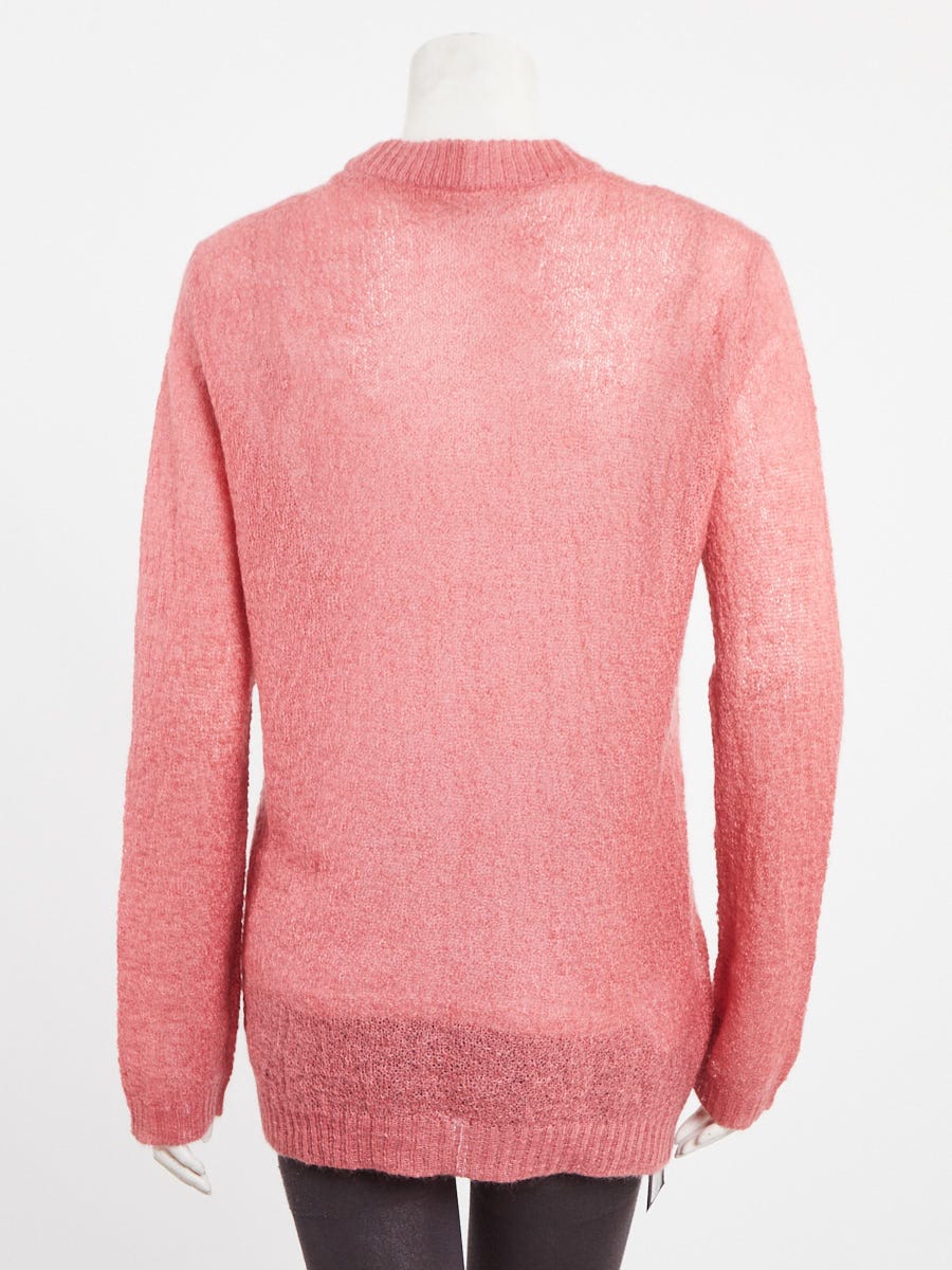 Prada Pink Mohair Sweater Size 10/44