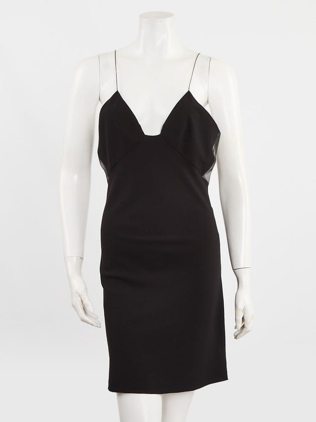 Balenciaga Black Polyester Slip Dress Size 6/38 | Yoogi's Closet Balenciaga Black Polyester Slip Dress Size 6/38 | Yoogi's Closet