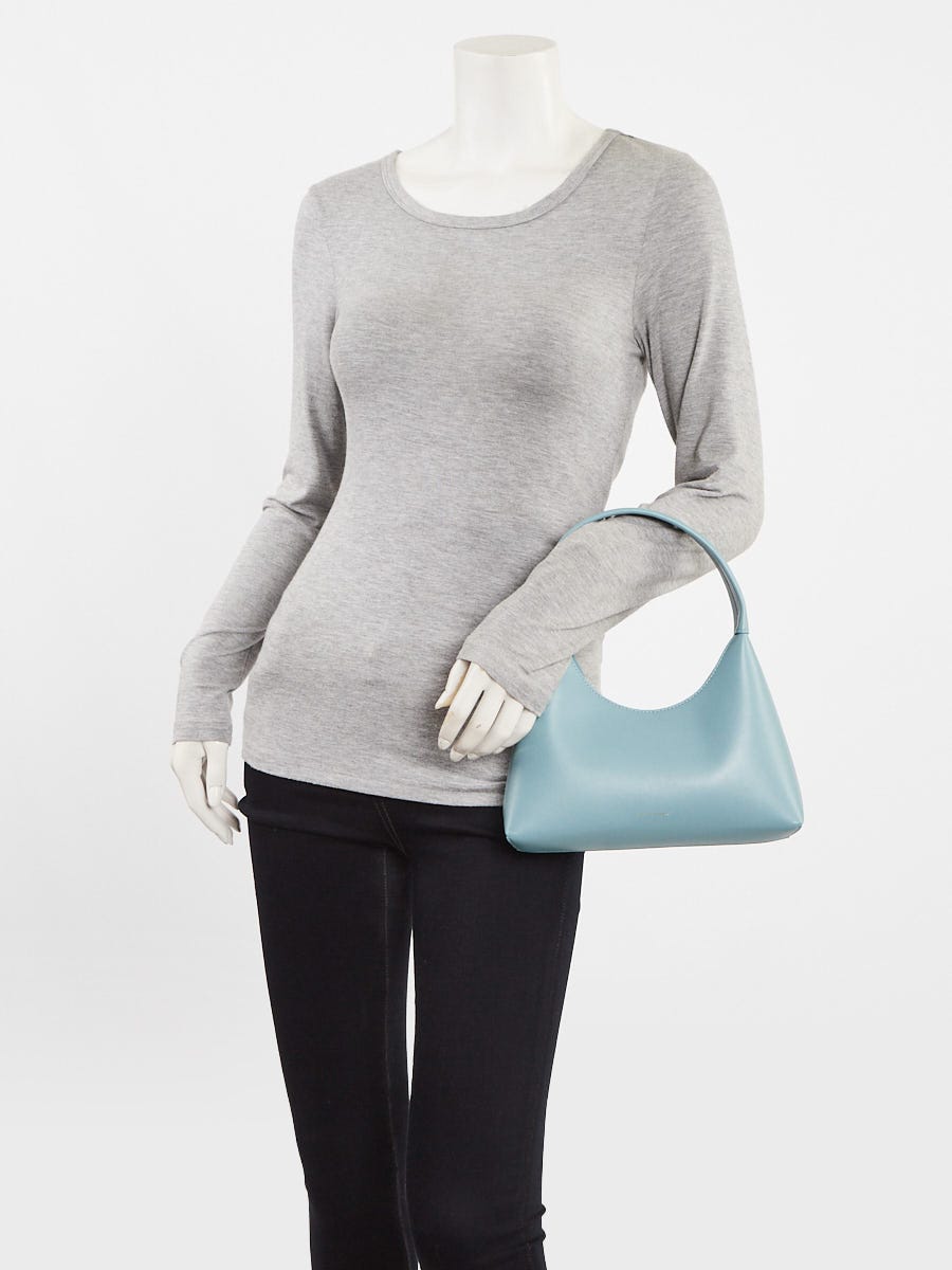 Mansur Gavriel Dove Blue Leather Mini Candy Hobo Bag