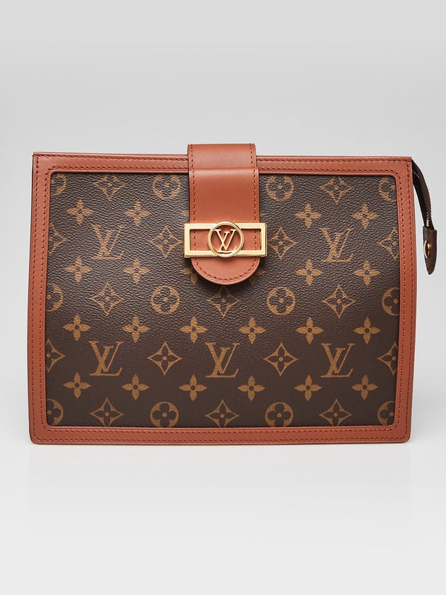 Louis Vuitton Monogram Reverse Canvas Dauphine Pochette Bag