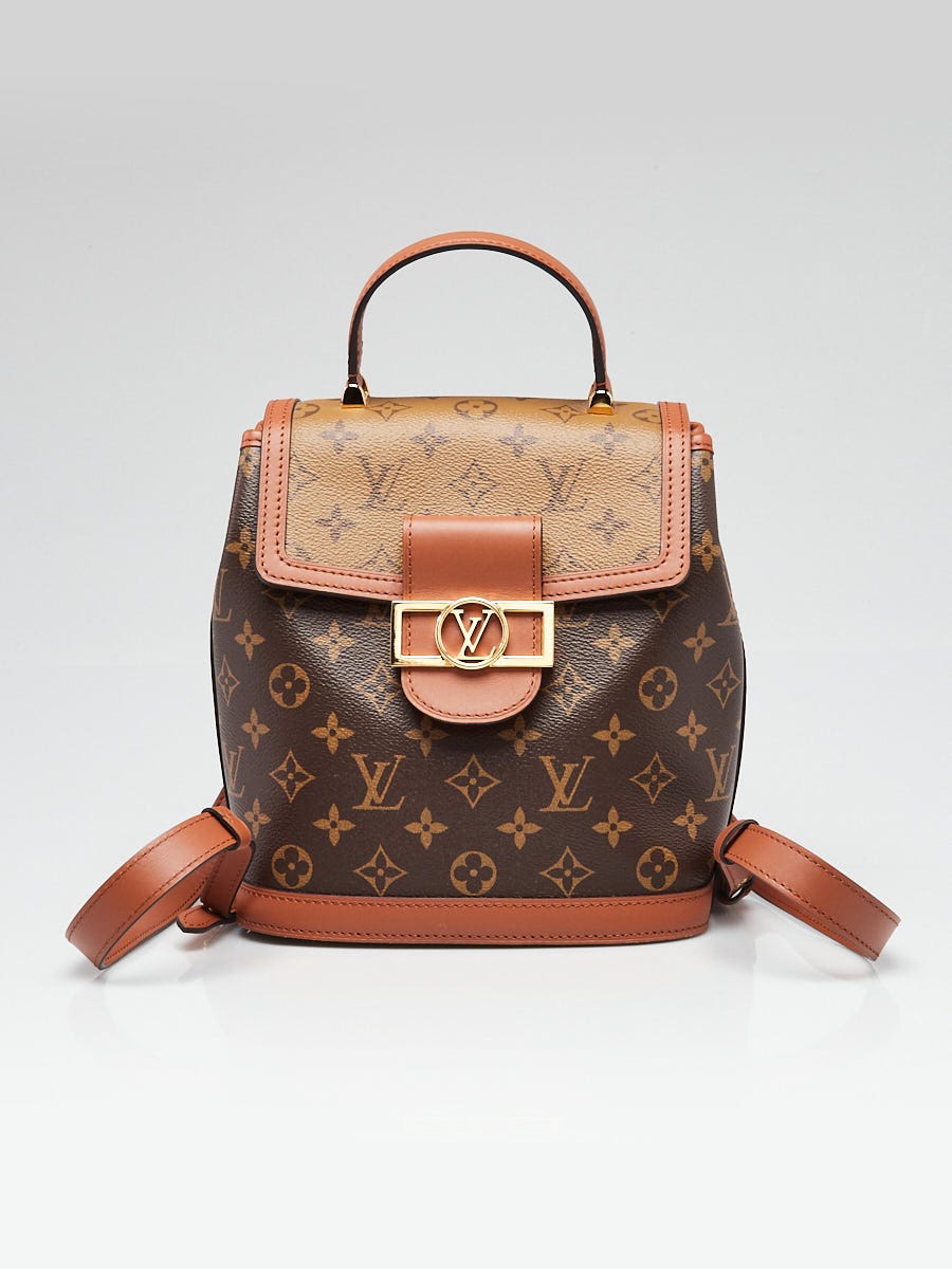 Louis Vuitton Reverse Monogram Canvas Dauphine PM Backpack Bag | Yoogi ...