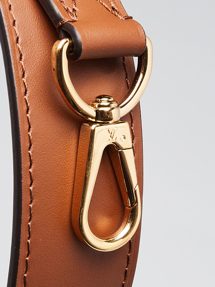 Louis Vuitton Brown Leather Shoulder Strap