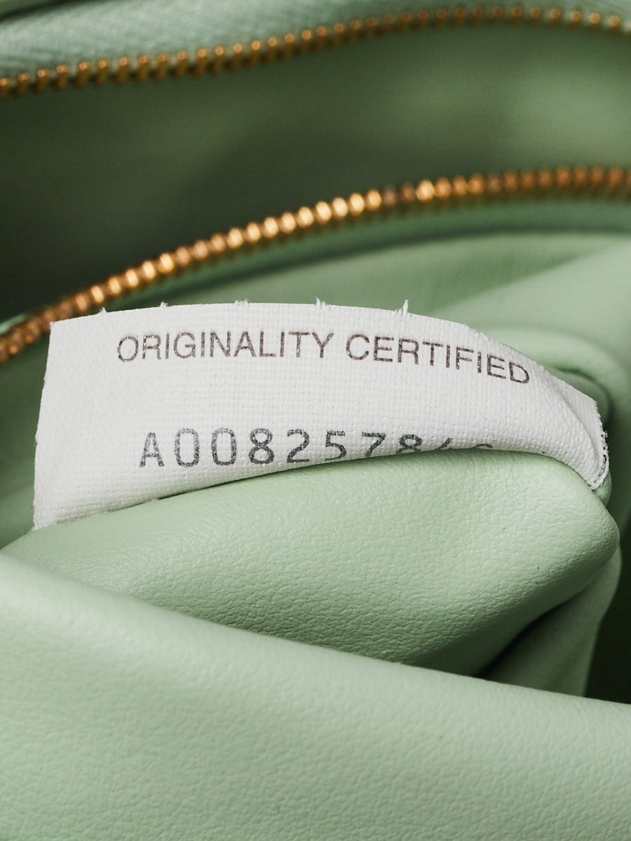 Bottega Veneta Agate Light Green Intrecciato Nappa Leather Medium