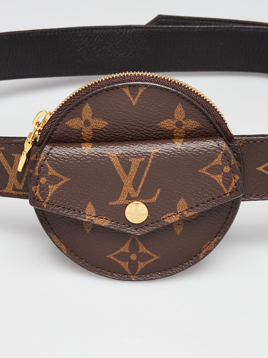Louis Vuitton Monogram Canvas Daily Multi Pocket 30mm Belt Size 80