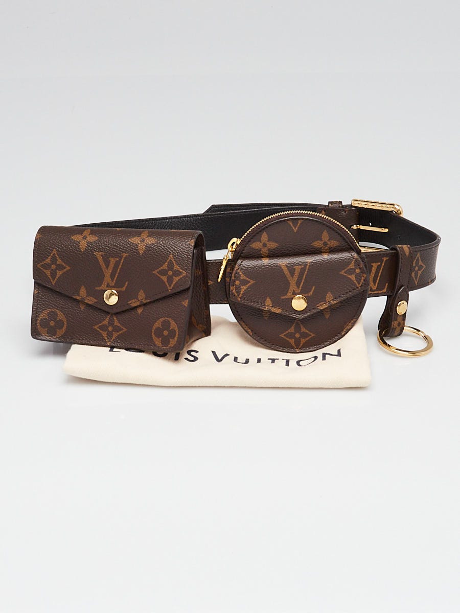 Louis Vuitton Monogram Canvas Daily Multi Pocket 30mm Belt Size 80