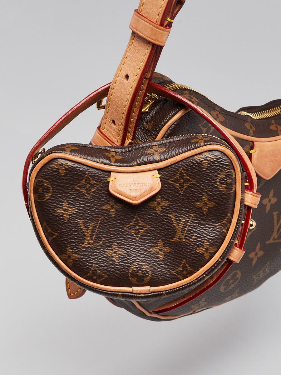 【マクラ】Louis Vuitton ボディバッグ ブラウン キャンバス Louis Vuitton Monogram Canvas Croissant NM Bag w/ Accessories