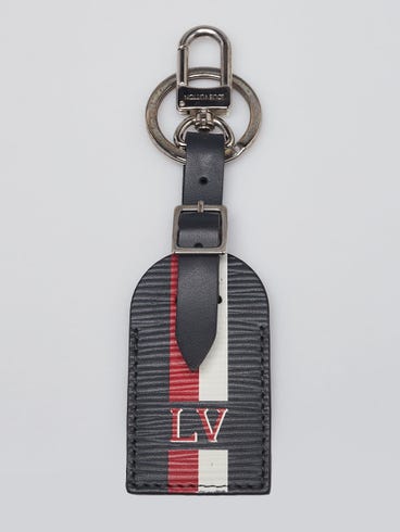 Louis Vuitton Blue/White/Red Epi Leather My Travel Luggage Tag
