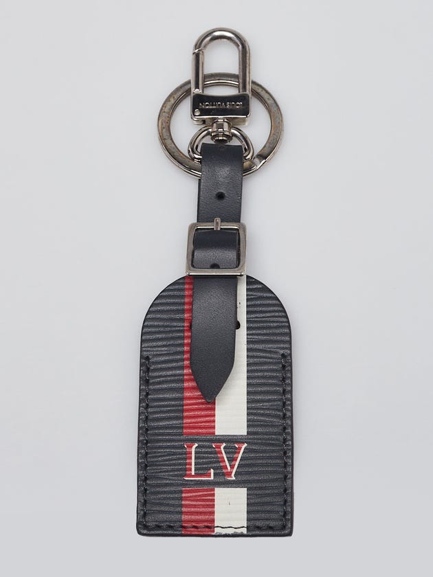 Louis Vuitton Blue/White/Red Epi Leather My Travel Luggage Tag