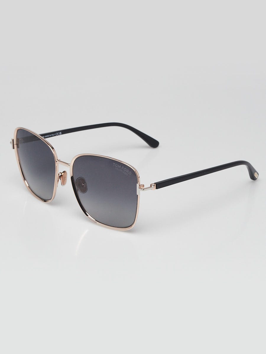Tom Ford Goldtone Metal Oversized Fern Sunglasses - TF1029