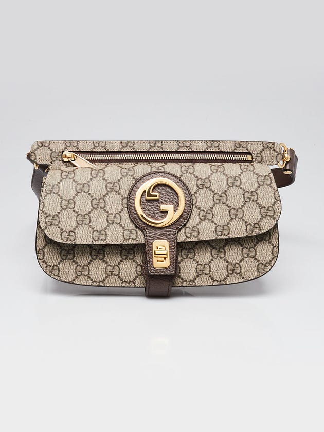 Gucci Beige/Ebony GG Coated Canvas/Leather Blondie Belt Bag