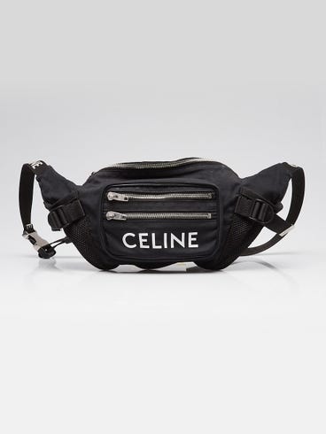 Celine Black Nylon Trekking Large Belt Bag