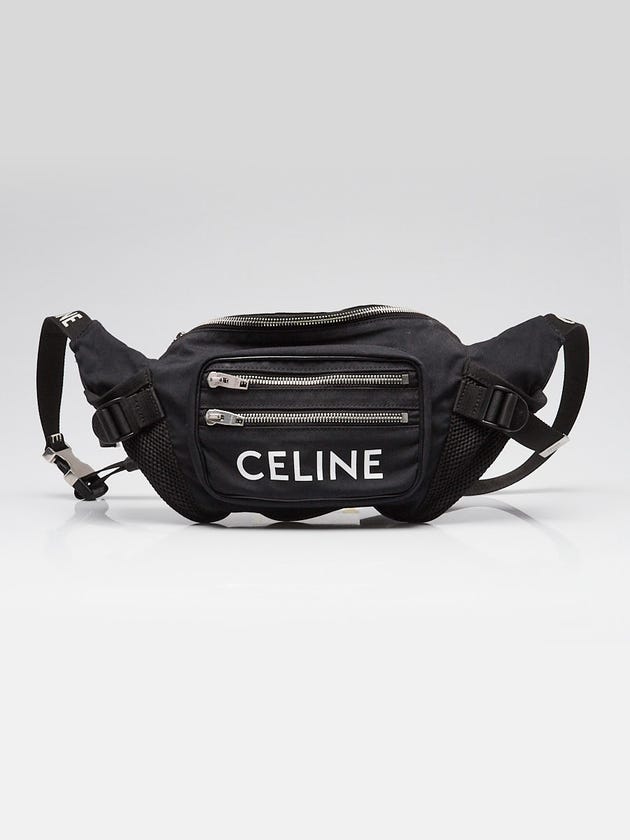 Celine Black Nylon Trekking Large Belt Bag
