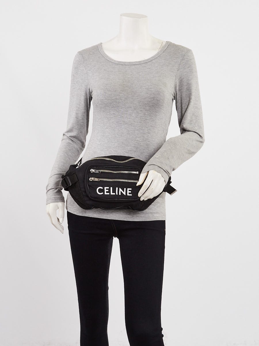 Celine Black Nylon Trekking Large Belt Bag