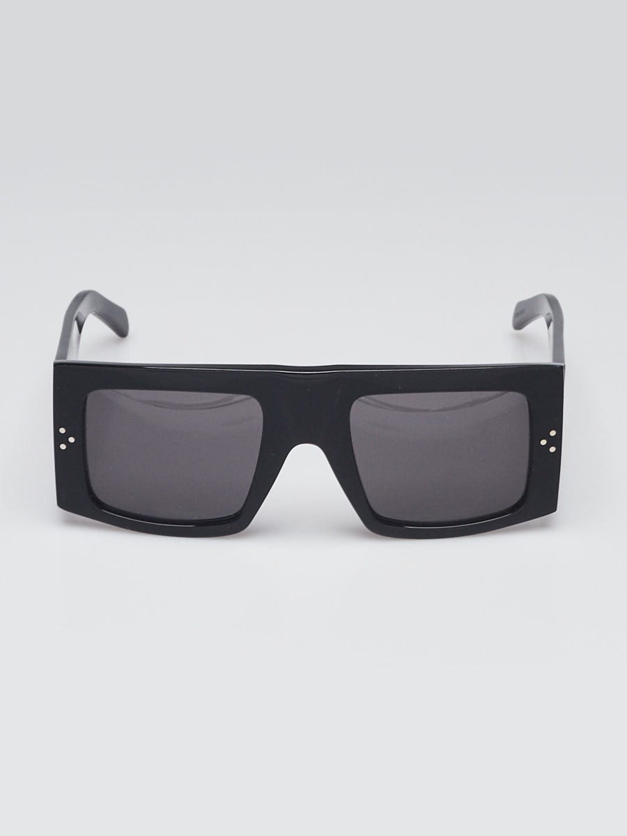 Celine Black Acetate Frame Oversized Square Sunglasses- CL401051