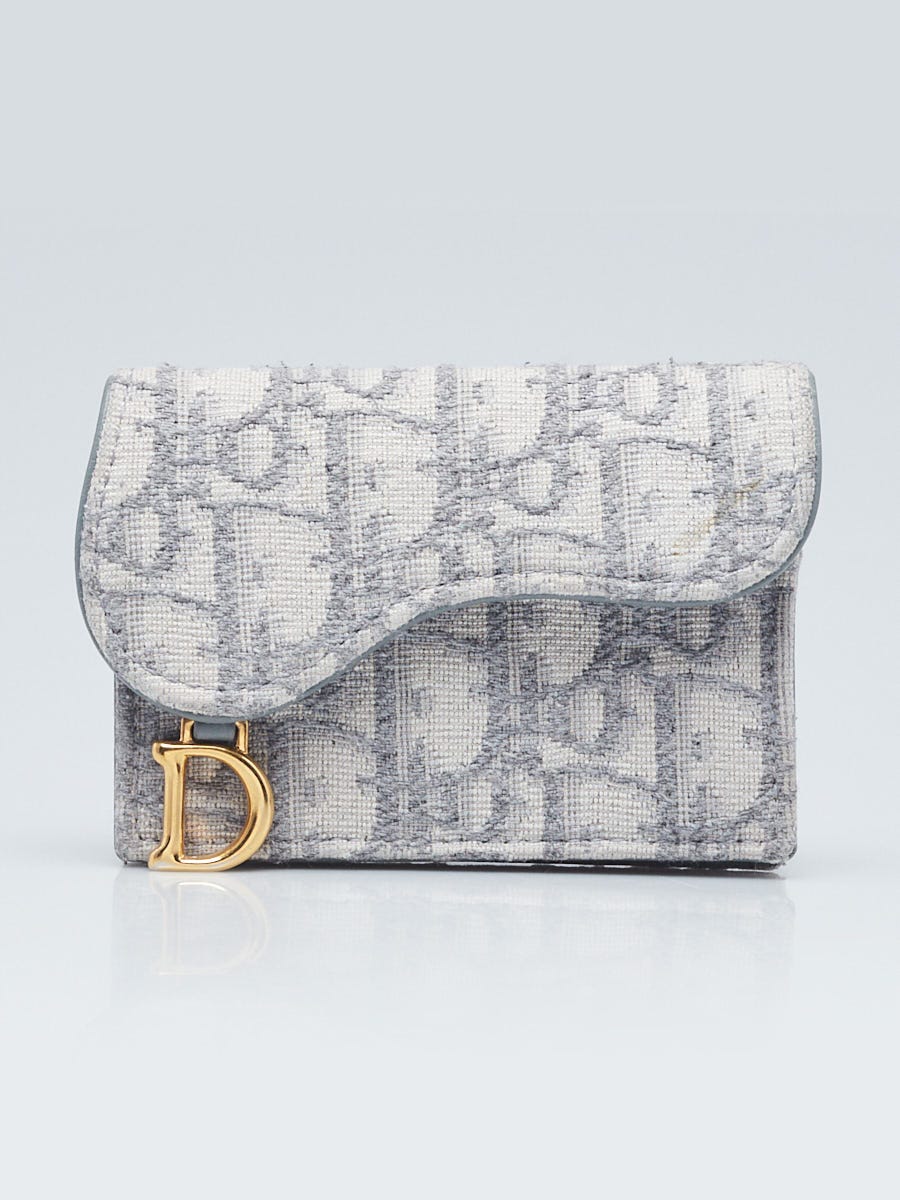 Christian Dior モノグラムウォレット Christian Dior Trotter Oblique SADDLE wallet Compact wallet