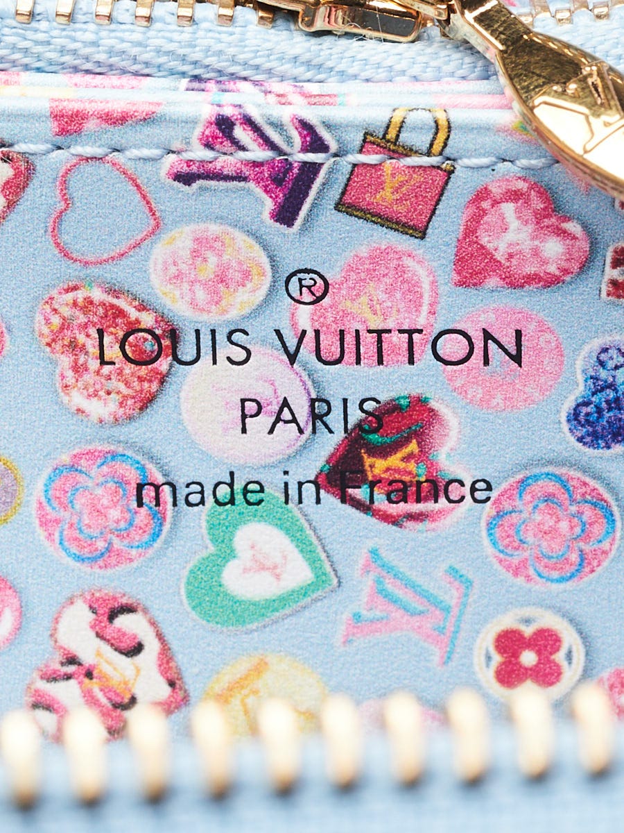 Louis Vuitton Lollipop Blue Vernis Valentine Zippy Wallet