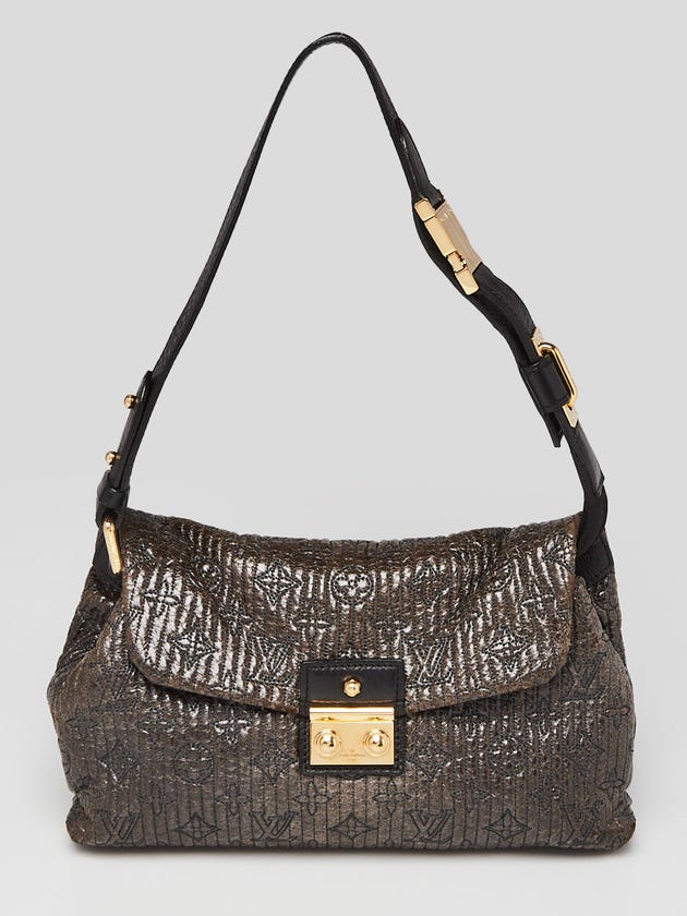 Louis Vuitton Limited Edition Black Monogram Motard Pochette Bag