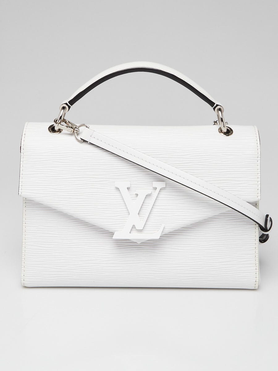 Louis Vuitton White Epi Leather Grenelle Pochette Bag