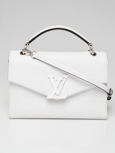 Louis Vuitton White Epi Leather Grenelle Pochette Bag
