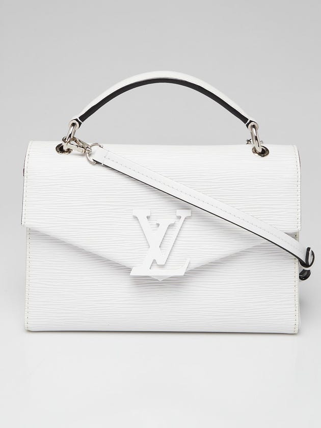 Louis Vuitton White Epi Leather Grenelle Pochette Bag
