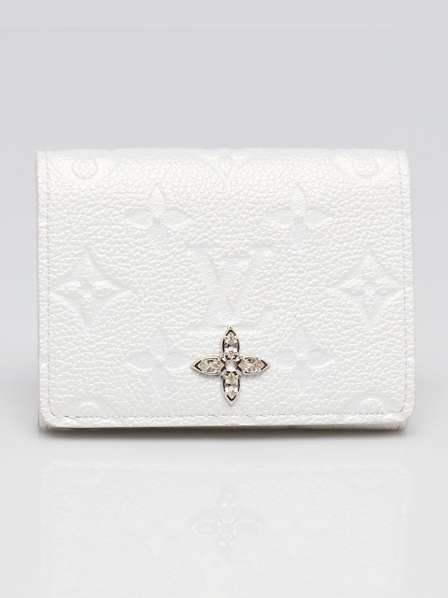 Louis Vuitton Limited Edition Snow Monogram Empreinte Leather