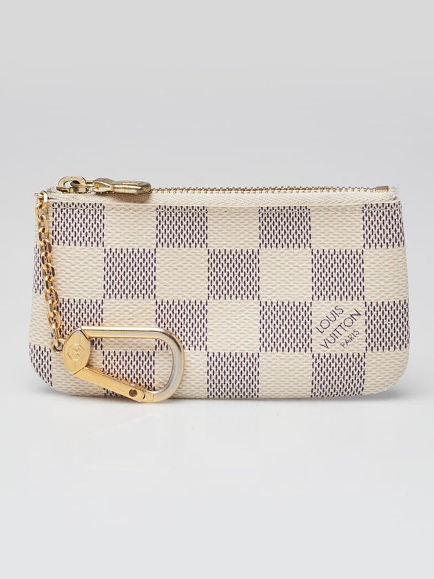 Louis Vuitton Damier Azur Canvas Pochette Cles Key and Change Holder