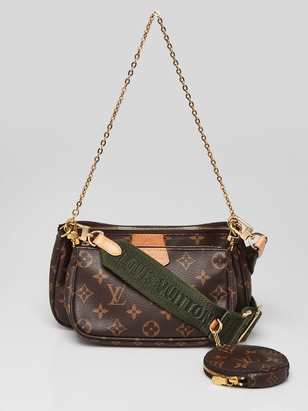Louis Vuitton Kaki Monogram Canvas Multi-Accessories Pochette Bag