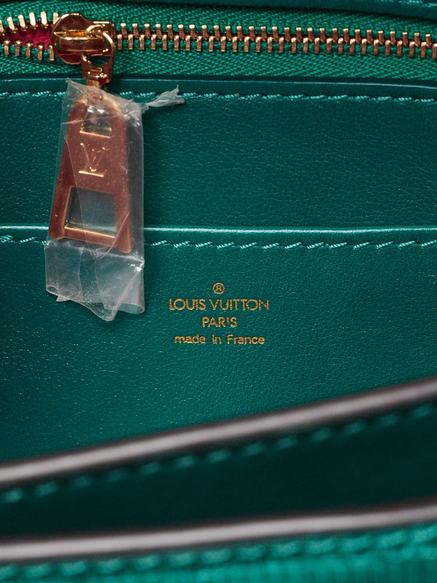 Louis Vuitton Emerald Lizard LV Pont 9 Shoulder Bag | Yoogi's Closet