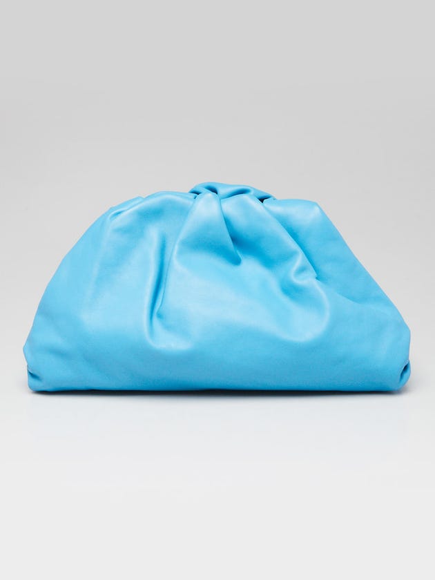 Bottega Veneta Linoleum Calfskin Leather The Pouch Clutch Bag