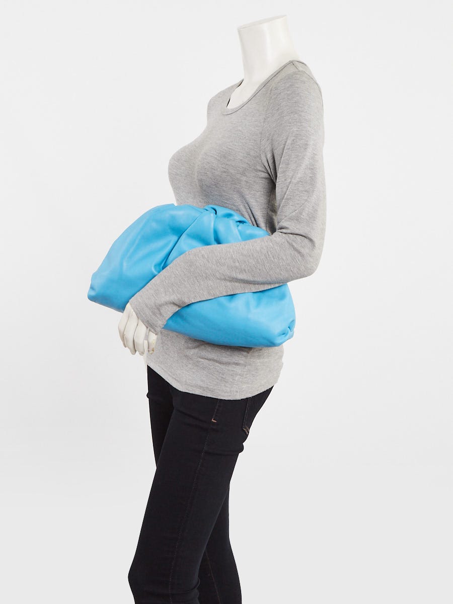 Bottega Veneta Linoleum Calfskin Leather The Pouch Clutch Bag