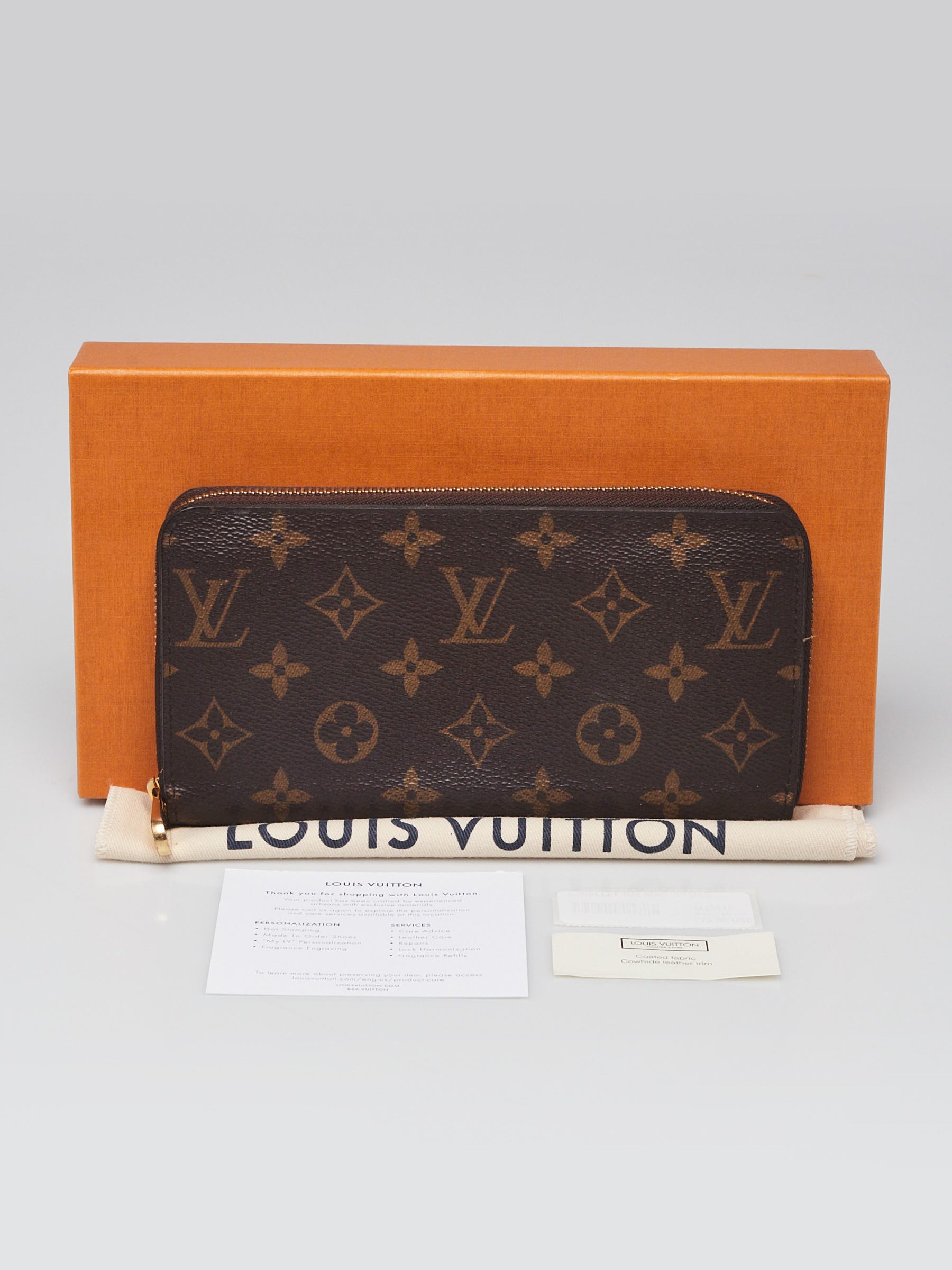 Louis Vuitton Monogram Canvas Zippy Wallet