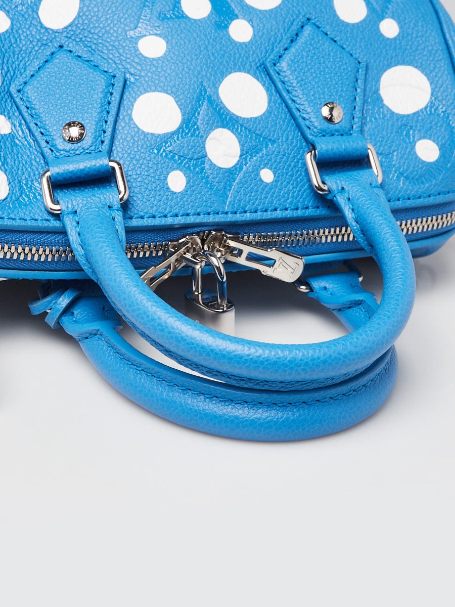 Louis Vuitton x YK Blue Monogram Empreinte Leather Speedy