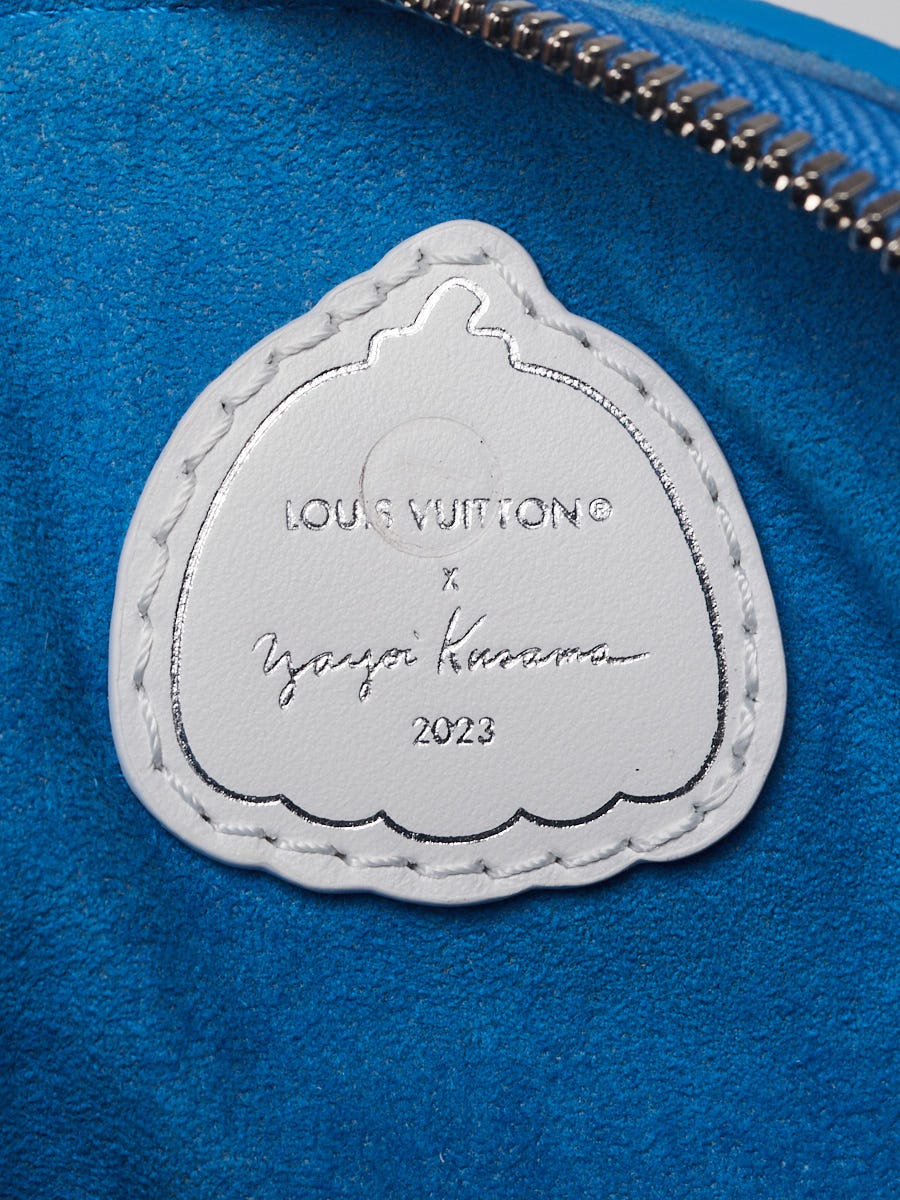 Louis Vuitton x YK Blue Monogram Empreinte Leather Speedy