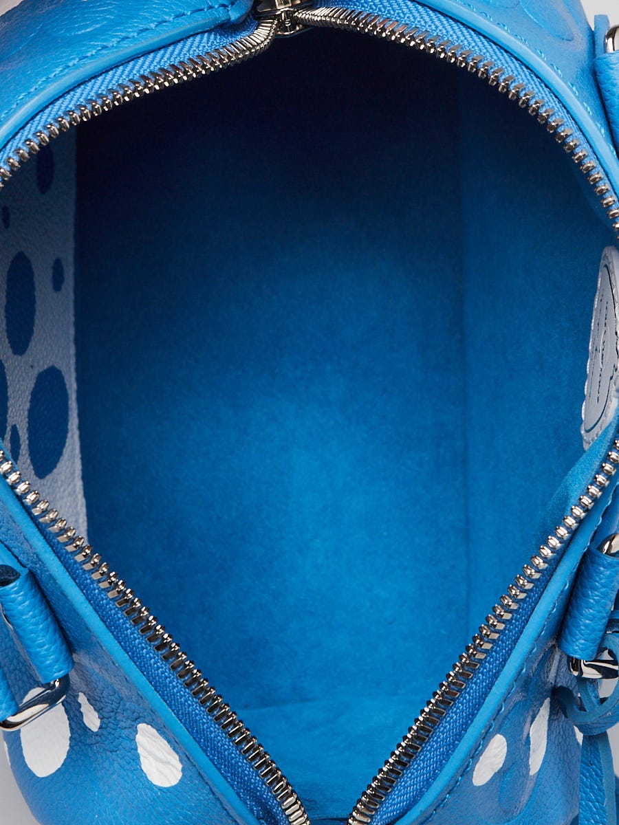 Louis Vuitton x YK Blue Monogram Empreinte Leather Speedy