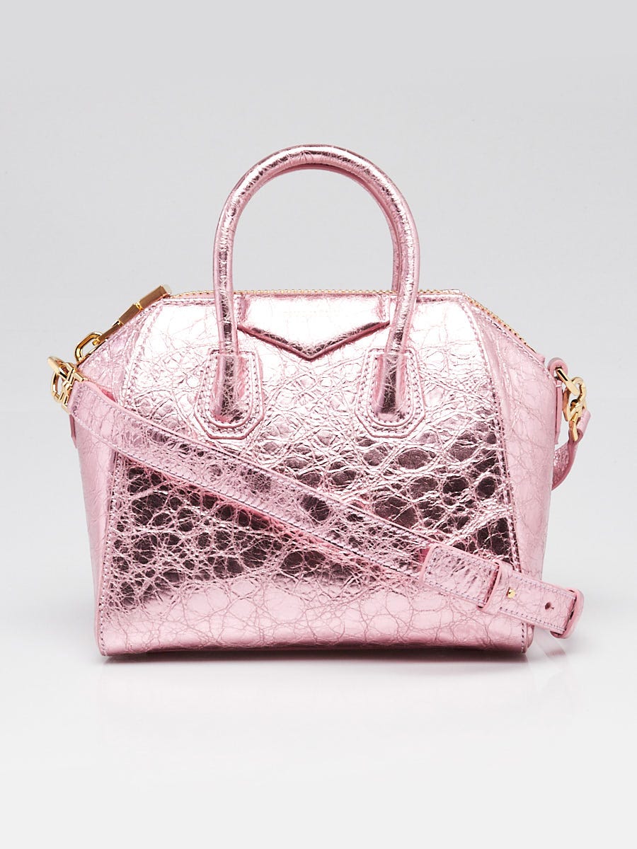 GIVENCHYレザーハンドバッグ(ペールピンク) GIVENCHY】G トートバッグ バーティカル ミニ / ピンク (GIVENCHY