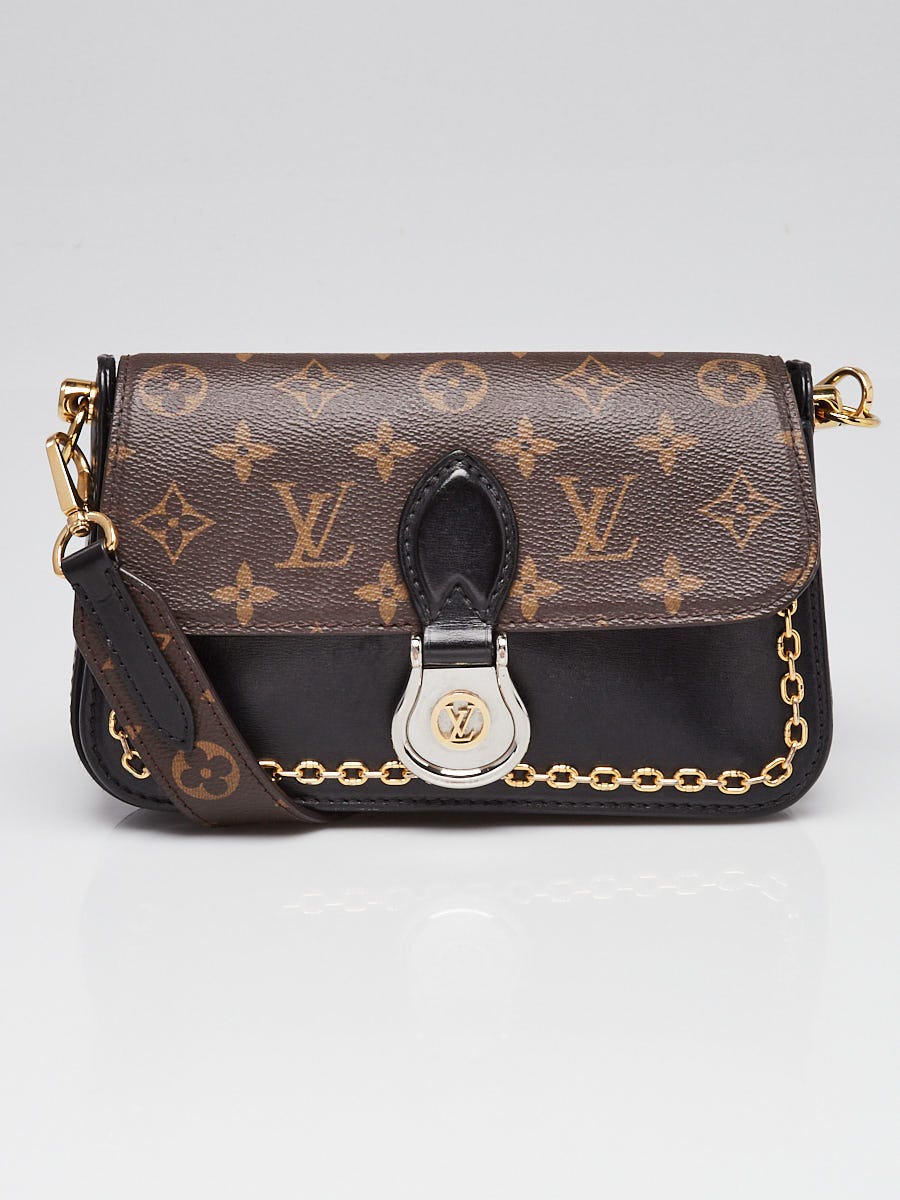 Louis Vuitton Monogram Canvas Black Leather Neo Saint Cloud