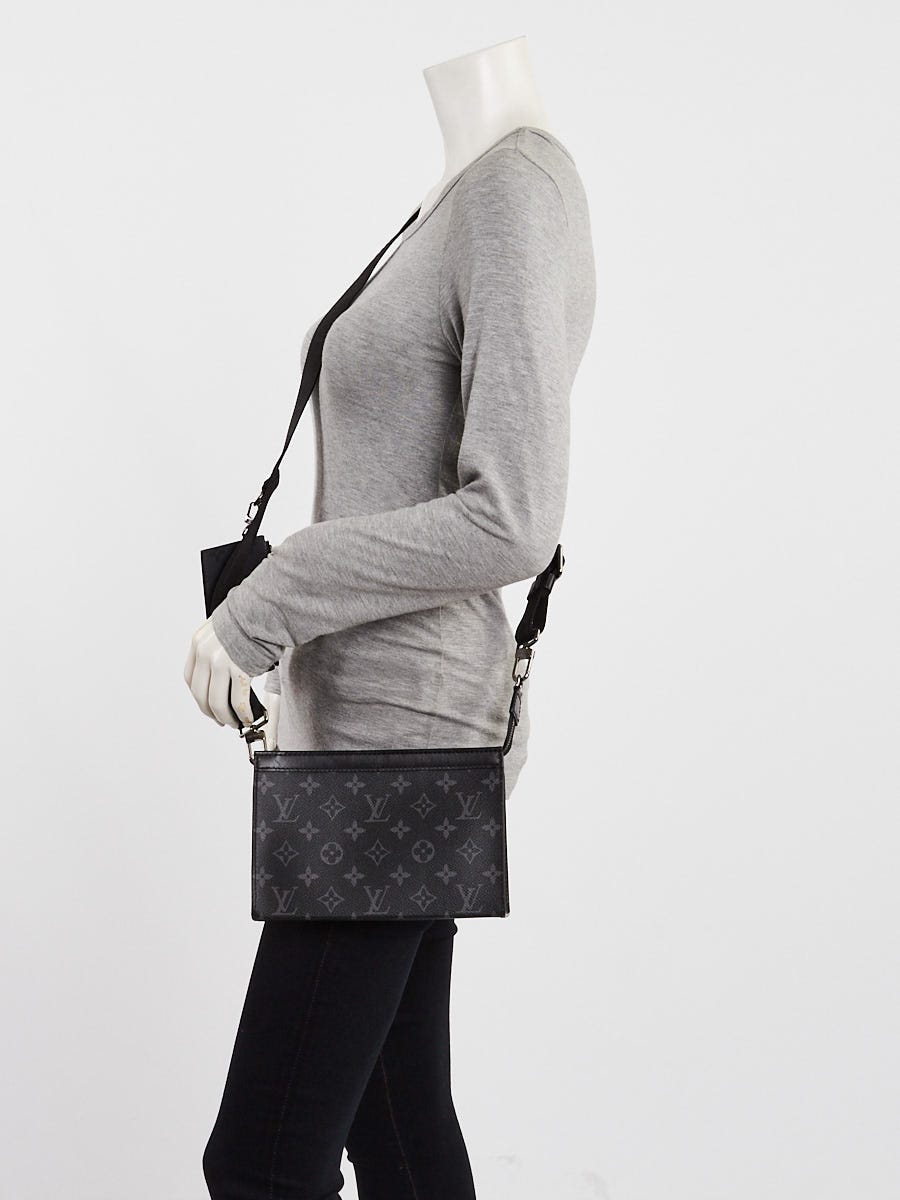 Louis Vuitton Monogram Eclipse Canvas Gaston Wearable Wallet Bag