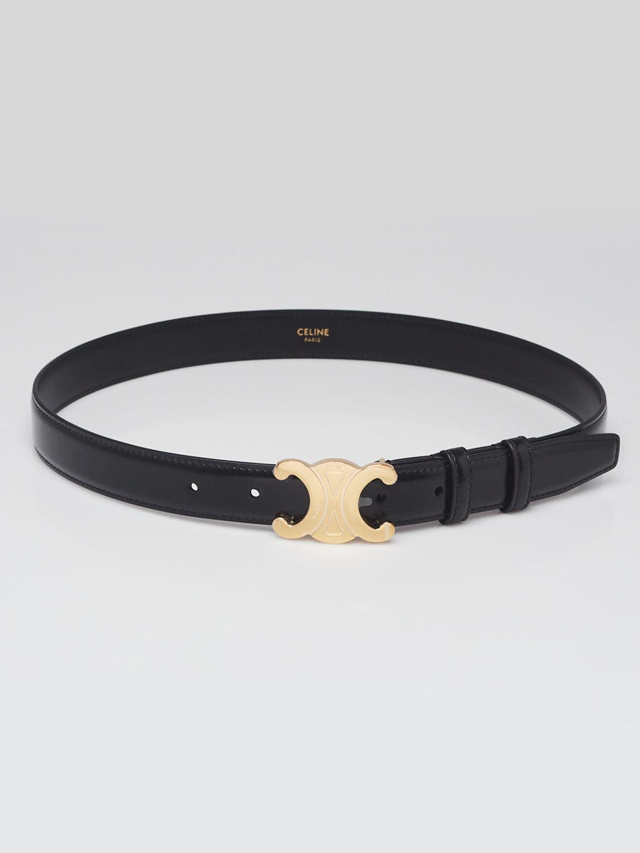 セリーヌ CELINE  ベルト ブラック75 セリーヌ CELINE ベルト ブラック 75 (美品) 【公式通販】