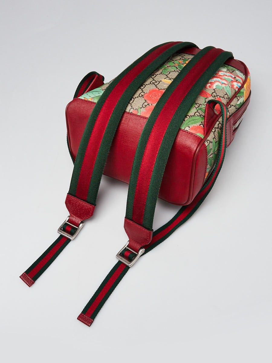 Gucci Multicolor GG Coated Canvas Tian Small Backpack Bag