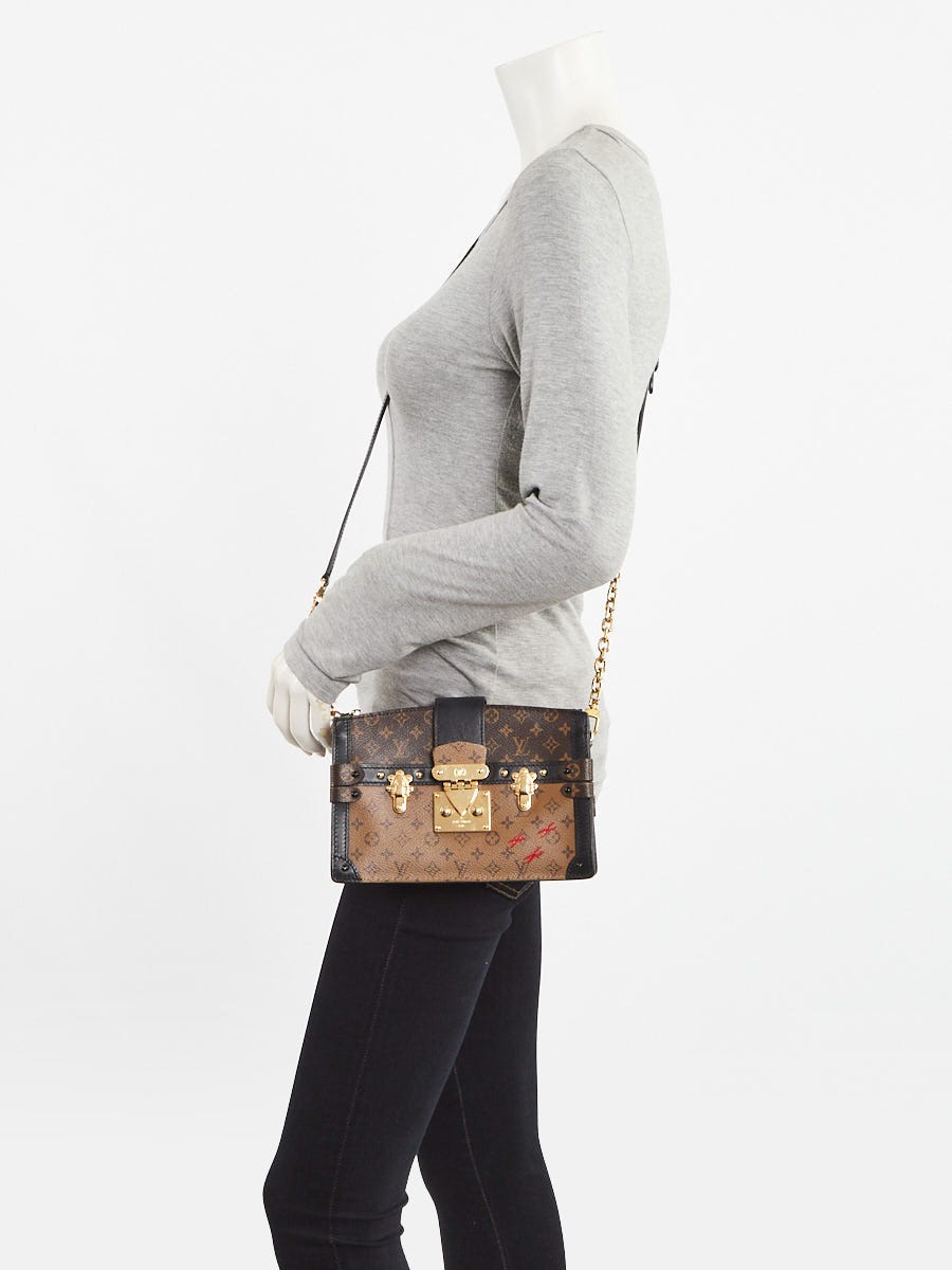 Louis Vuitton Monogram Reverse Canvas Trunk Clutch Bag