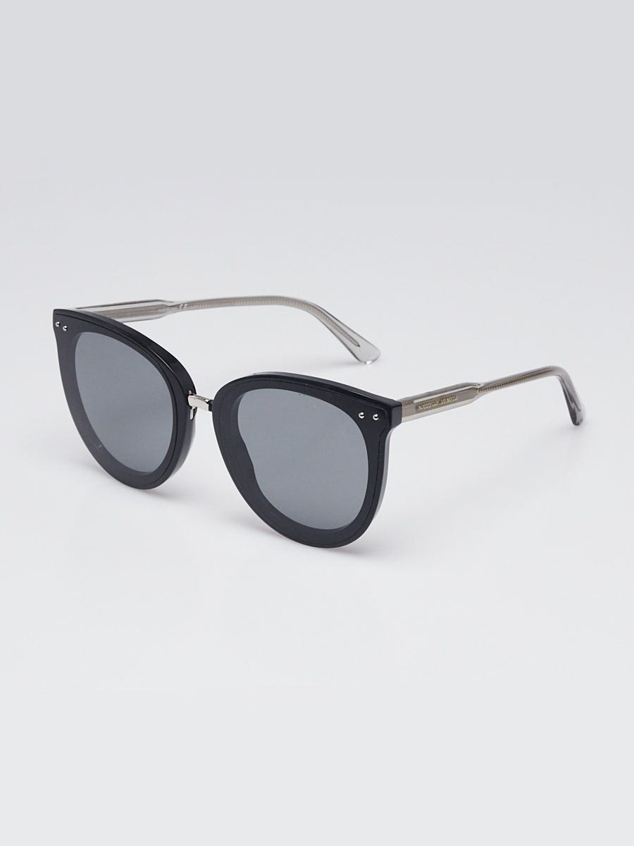 Bottega Veneta Black Acetate Oversized Sunglasses - BV0194S